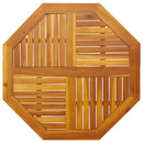 vidaXL tömör akácfa nyolcszögletű asztallap 90 x 90 x 2 cm