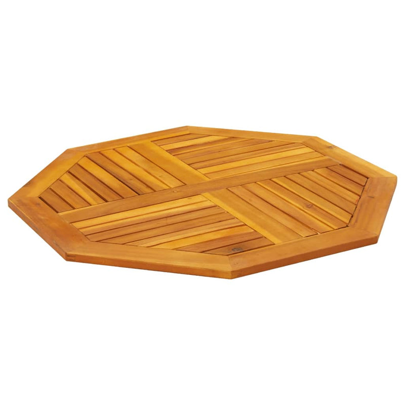 vidaXL tömör akácfa nyolcszögletű asztallap 90 x 90 x 2 cm