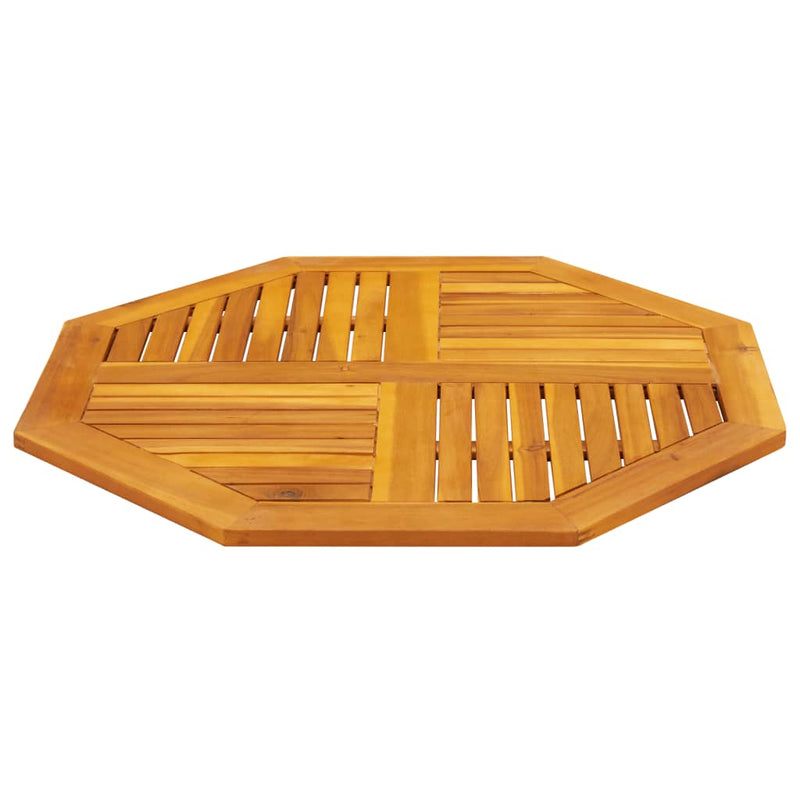 vidaXL tömör akácfa nyolcszögletű asztallap 90 x 90 x 2 cm