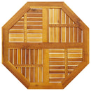 vidaXL tömör akácfa nyolcszögletű asztallap 90 x 90 x 2 cm