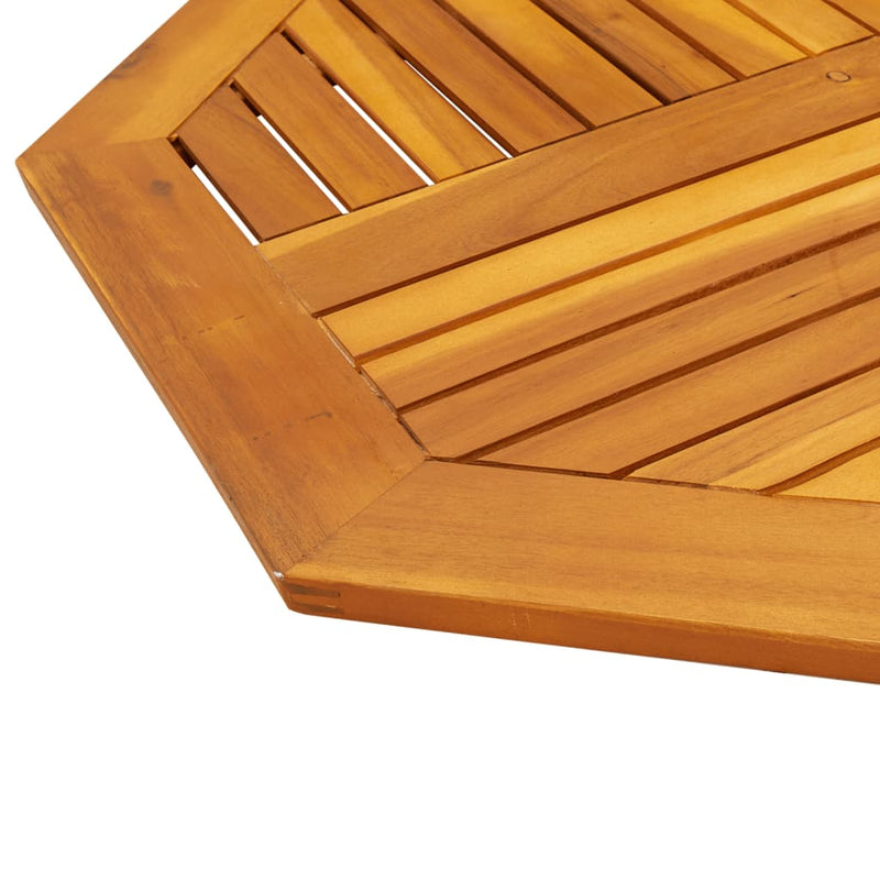vidaXL tömör akácfa nyolcszögletű asztallap 90 x 90 x 2 cm