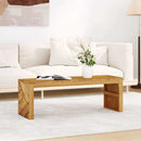 vidaXL tömör tíkfa dohányzóasztal 110x35x38 cm