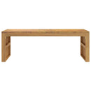 vidaXL tömör tíkfa dohányzóasztal 110x35x38 cm