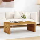 vidaXL tömör tíkfa dohányzóasztal 110x60x38