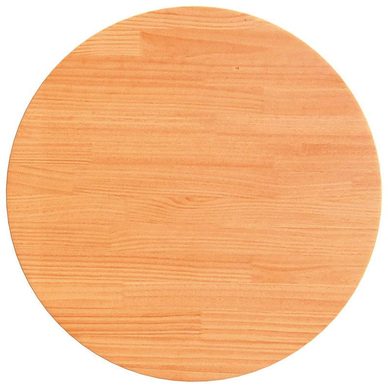 vidaXL viaszbarna tömör fenyőfa kerek asztallap Ø60 x 2,5 cm