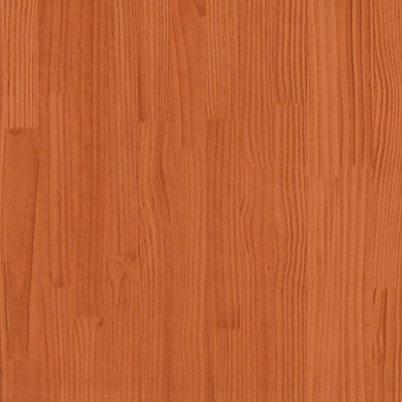 vidaXL viaszbarna tömör fenyőfa kerek asztallap Ø60 x 2,5 cm