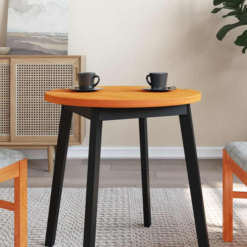 vidaXL viaszbarna tömör fenyőfa kerek asztallap Ø60 x 2,5 cm