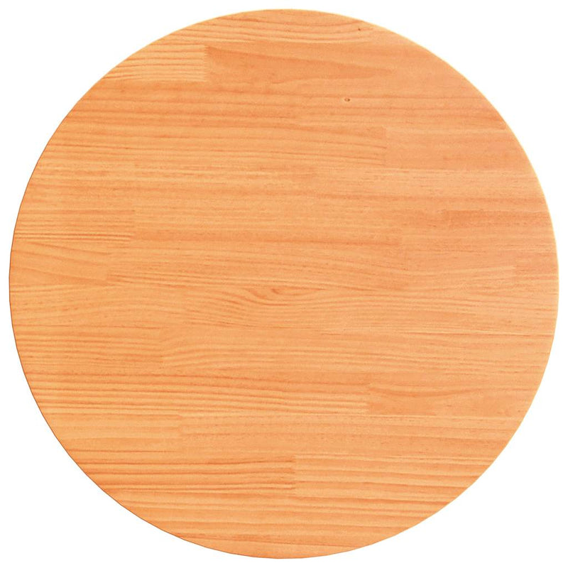 vidaXL viaszbarna tömör fenyőfa kerek asztallap Ø70 x 2,5 cm