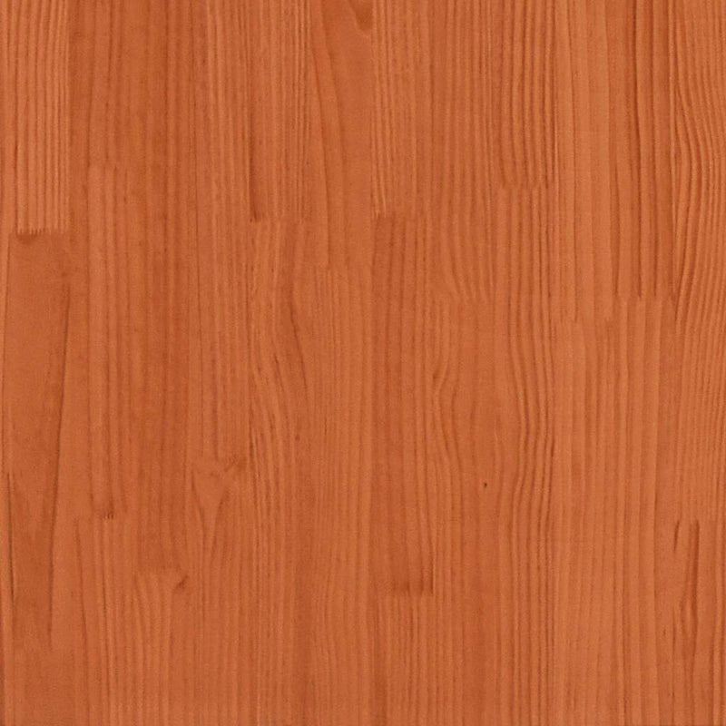 vidaXL viaszbarna tömör fenyőfa kerek asztallap Ø70 x 2,5 cm