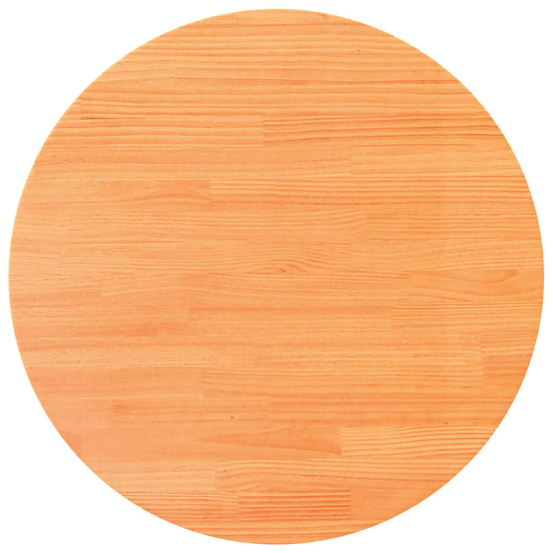 vidaXL viaszbarna tömör fenyőfa kerek asztallap 90 x 2,5 cm