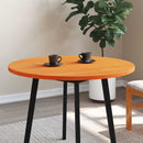 vidaXL viaszbarna tömör fenyőfa kerek asztallap 90 x 2,5 cm