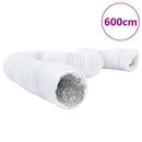 vidaXL alumínium és PVC szellőzőcső 6 m Ø10 cm