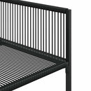 vidaXL 4 db fekete polyrattan kerti szék