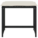 vidaXL 4 db fekete polyrattan kerti szék párnákkal