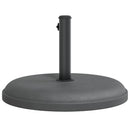 vidaXL kerek napernyőtalp rúdhoz Ø32/35/38 mm 25 kg