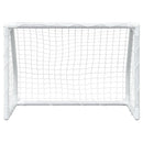 vidaXL 2 db fehér fém gyerekfocikapu labdával 64 x 35 x 48 cm