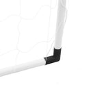 vidaXL gyerekfocikapu célzószőnyeggel és labdával 182 x 62 x 118 cm