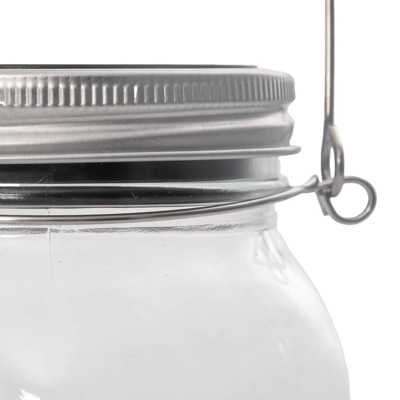 vidaXL 12 db meleg fehér kültéri napelemes befőttes üveg lámpa