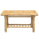 vidaXL bambusz dohányzóasztal 75 x 45 x 36 cm