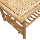 vidaXL bambusz dohányzóasztal 75 x 45 x 36 cm