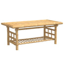 vidaXL bambusz dohányzóasztal 110x55x45 cm