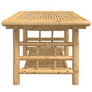 vidaXL bambusz dohányzóasztal 110x55x45 cm