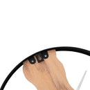 vidaXL barna vas és tölgyfa falióra Ø35 cm