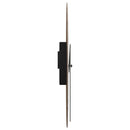 vidaXL sárga falióra világító óramutatókkal és órajelzőkkel Ø30 cm