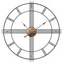 vidaXL fekete vas falióra Ø60 cm