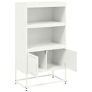 vidaXL fehér acél magasszekrény 68,5 x 38,5 x 123,5 cm