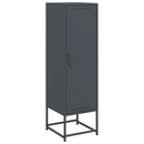 vidaXL antracitszürke acél magasszekrény 36 x 39 x 123 cm