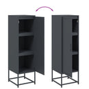 vidaXL antracitszürke acél magasszekrény 36 x 39 x 123 cm