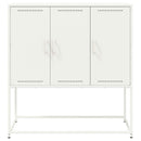 vidaXL fehér acél magasszekrény 100,5 x 39 x 107 cm