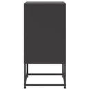 vidaXL 2 db fekete acél éjjeliszekrény 36 x 39 x 78 cm