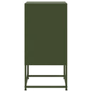 vidaXL olívazöld acél éjjeliszekrény 36 x 39 x 78 cm