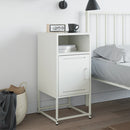 vidaXL fehér acél éjjeliszekrény 36 x 39 x 78 cm