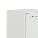 vidaXL 2 db fehér acél éjjeliszekrény 36 x 39 x 78 cm