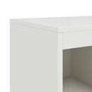 vidaXL fehér acél tálalószekrény 100,5 x 39 x 107 cm