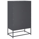 vidaXL antracitszürke acél magasszekrény 68x39x111,5 cm