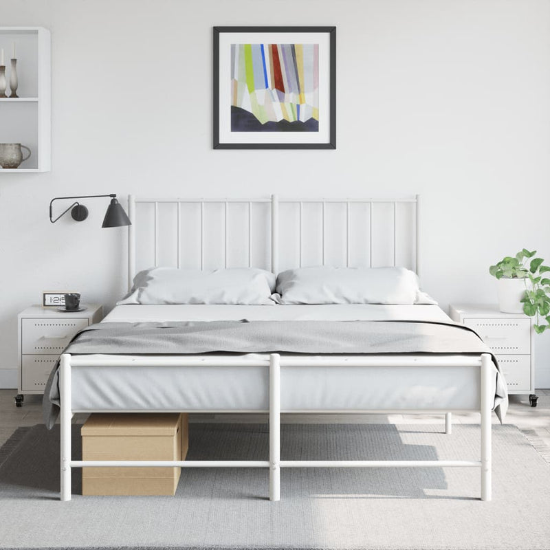vidaXL 2 db fehér acél éjjeliszekrény 36x39x43,5 cm