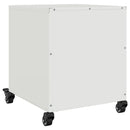 vidaXL 2 db fehér acél éjjeliszekrény 36x39x43,5 cm