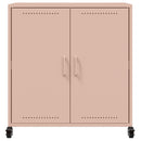 vidaXL rózsaszín acél tálalószekrény 68,5 x 39 x 72 cm