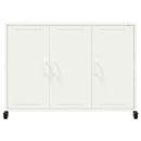 vidaXL fehér acél tálalószekrény 100,5 x 39 x 72 cm