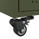 vidaXL olívazöld acél dohányzóasztal 68 x 50 x 43,5 cm