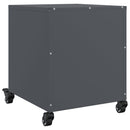 vidaXL antracitszürke acél éjjeliszekrény 36x39x43,5 cm