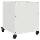 vidaXL 2 db fehér acél éjjeliszekrény 36x39x43,5 cm