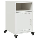 vidaXL 2 db fehér acél éjjeliszekrény 36x39x59 cm