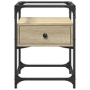 vidaXL sonoma tölgy színű szerelt fa éjjeliszekrény 40 x 40 x 55 cm