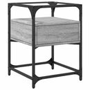 vidaXL 2 db szürke sonoma színű szerelt fa éjjeliszekrény 40x40x55 cm