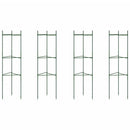 vidaXL 4 db acél és PP paradicsomketrec 116 cm